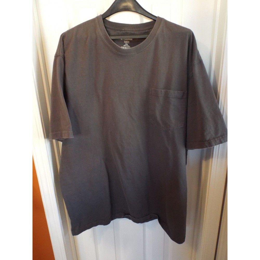 Duluth Trading Co. Short Sleeve 2XL Heavy Work Shirt Longtail Relax fit pocket